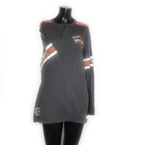 Harley-Davidson 1/4 Button Up Shirt  XL